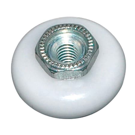 Recinto 0.75 in. Dia. x 0.25 in. Nylon & Plastic Shower Door Wheel, 2PK RE2740885